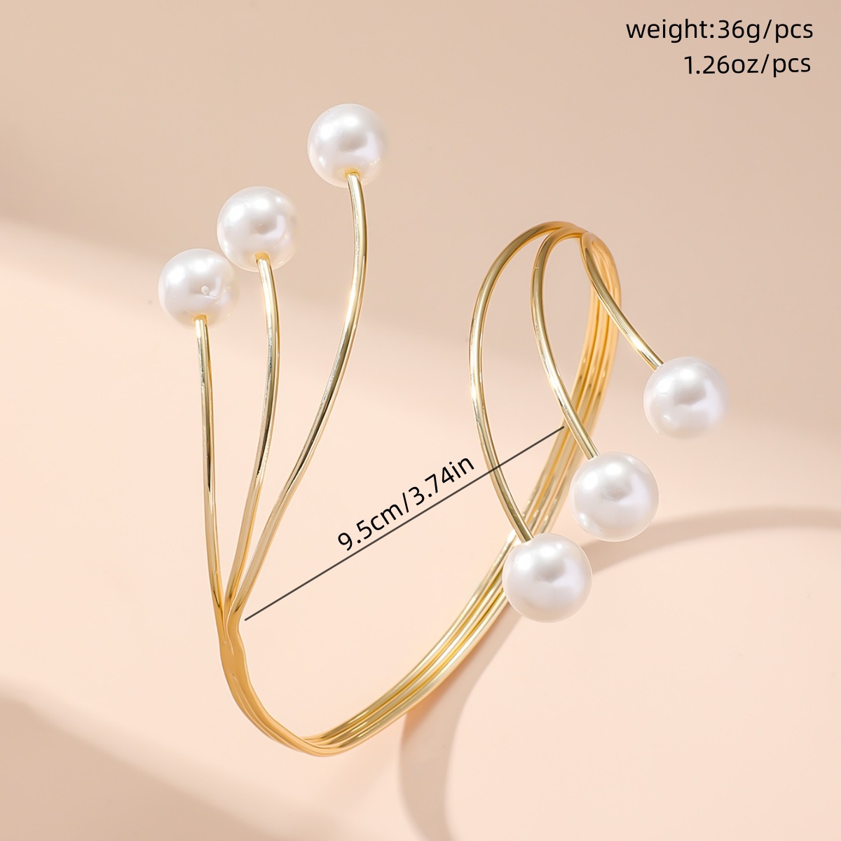 Round Modern Style Alloy Bangle Wholesale display picture 5