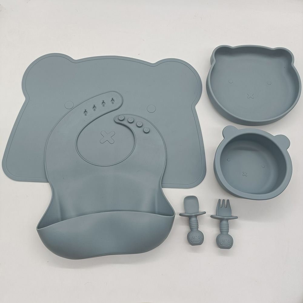 一体式吸盘餐盘碗