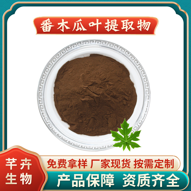 番木瓜叶提取物 水溶番木瓜叶粉 浸膏粉 浓缩粉 厂家现货包邮