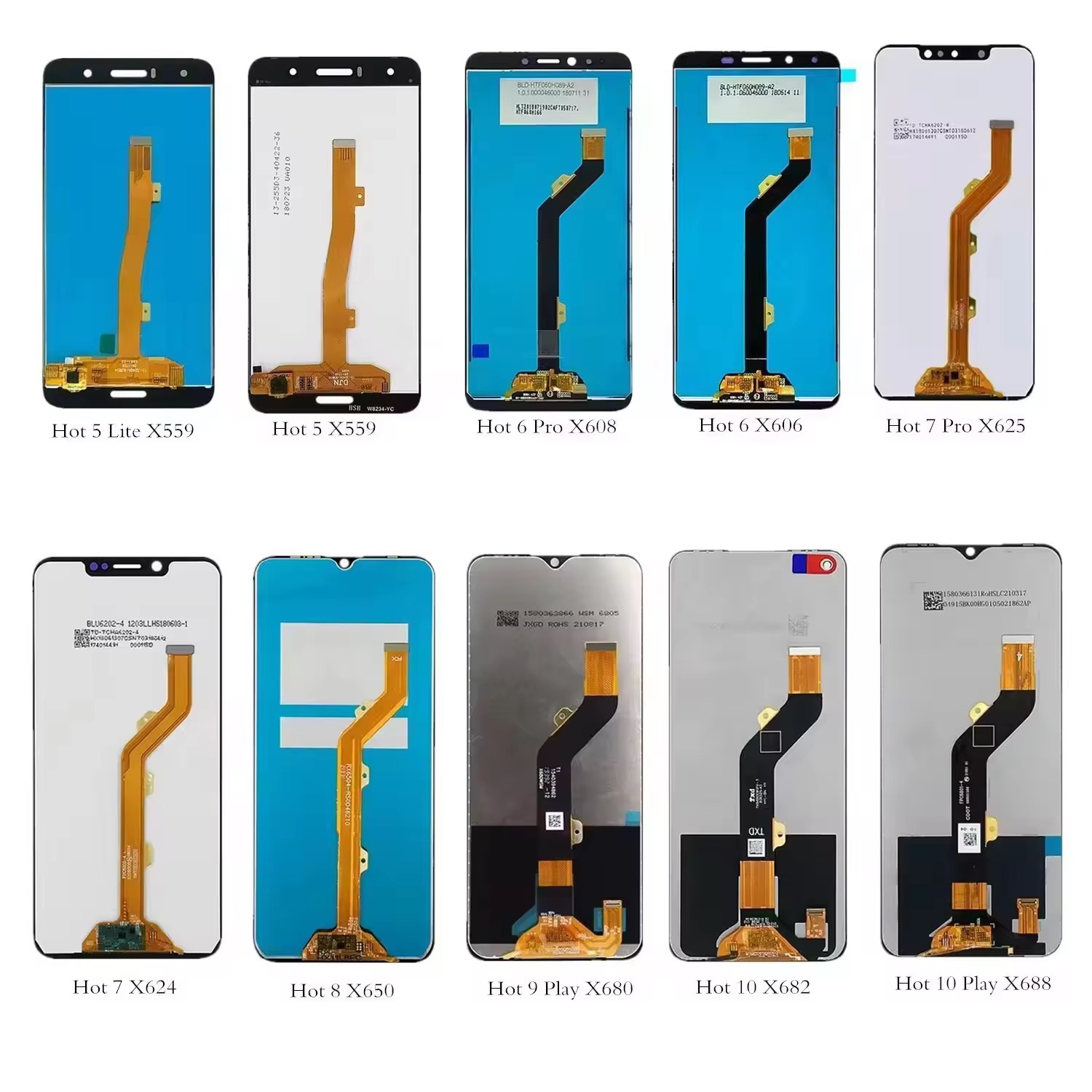 infinix传音屏幕总成Spark/Hot/SMART手机LCD显示触摸屏高清显示