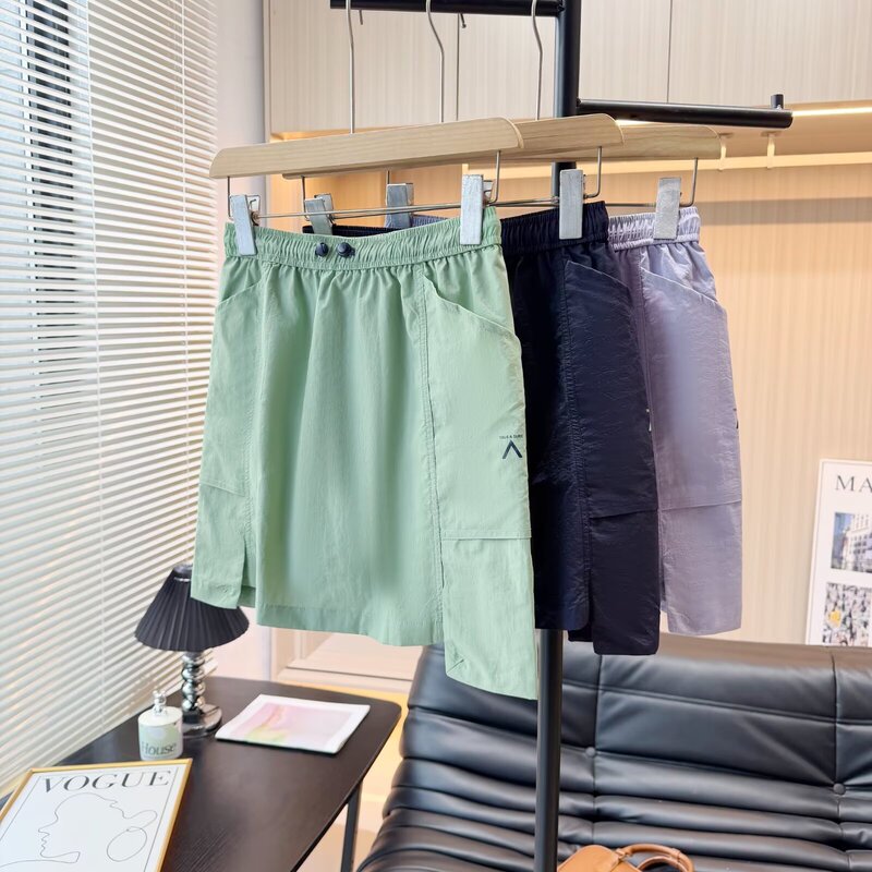 Women's Workwear Mini Skirt Pants, Moisture-Wicking, Quick-Drying, Breathable, Casual Shorts, Short Skirt, Anti-Exposure Women's Workwear Mini Skirt Pants, Moisture-Wicking, Quick-Drying, Breathable, Casual Shorts, Short Skirt, Anti-Exposure