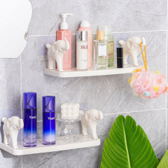 Bathroom Shelf Without Drilling Wholesale Plastic Little People Multifunctional Wall Mounted Waterproof Bathroom Vanity Shelf