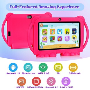 Foreign Trade Manufacturers Wholesale Direct Supply 7inch Android Tablet 1+8 Kidsren's Tablet Hd Screen Cross-Border E-Commerce