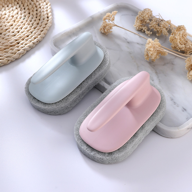Wholesale kitchen brush cleaning brush manufacturers supply handle sponge pot bowl dish brush household hand cleaning wall brush