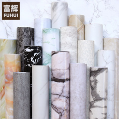 Self-adhesive marble wallpaper for kitchen, waterproof, oilproof, moisture-proof, suitable for cabinets, tables, doors, windows, stone texture, furniture renovation