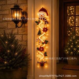 �羳���R�d��Glowing Christmas Door Hanger�}�Q�l���T�¼ܒ��