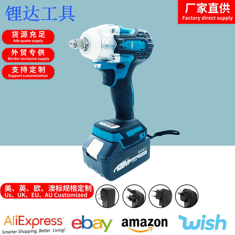 Makita Model Dtw300 Electric Wrench 18V Brushless Rechargeable Impact Wrench for Auto Repair, High Torque