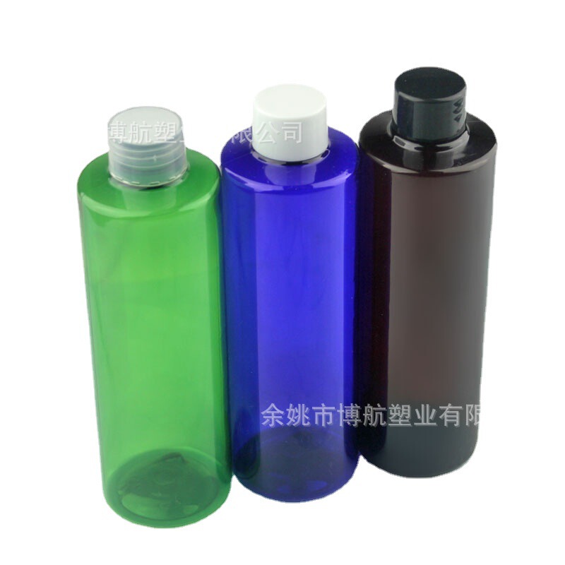 250mlの肩の瓶の蓋 + 内栓の白色の青い光を避ける化粧品の包装の純露の水の乳液の手洗いの液体の瓶|undefined