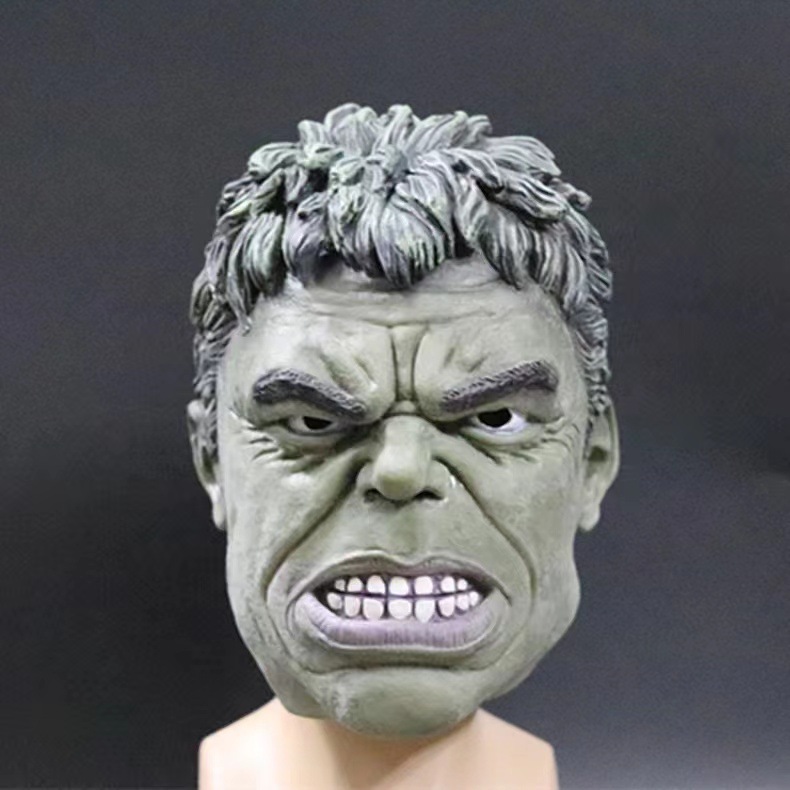 Nuevo Negro Pantera máscara Capitán América Spider-Man Marvel película y accesorios de televisión héroe látex sombrero máscara de Halloween