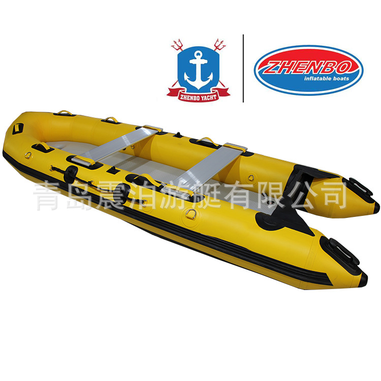 Manufacturer Canoe Kayak fishing boat rubber boat FRP inflatable boat fire rescue inflatable boat