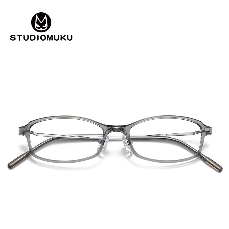STUDIOMUKU fresco de madera gafas de marco a la pierna todos revelan la belleza del detalle marco gafas image 6