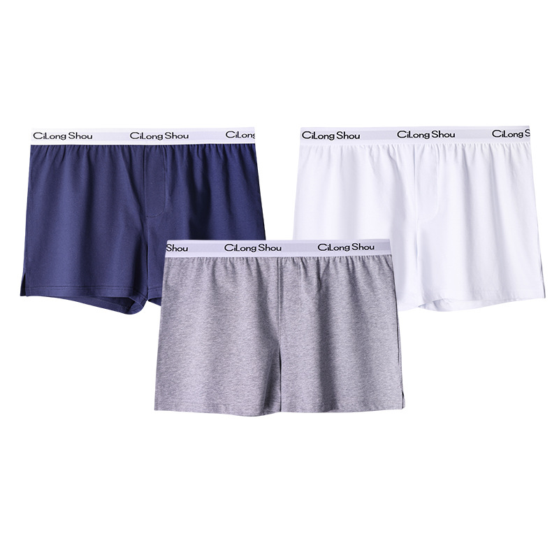 Arlo Pants Men's Pure Cotton Breathable Trendy Brand Boxers Teenager Mid-Waist Loose plus size Comfortable Boxer Shorts