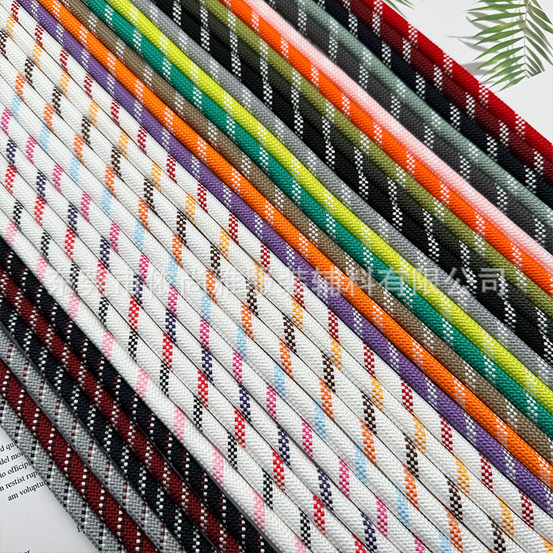 7.5mm Polyester Colorful Round Rope, Bag Backpack, Mobile Phone Pendant Rope, Outdoor Mountaineering Accessories, Pet Leash