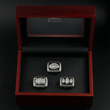 NFL 1976 1980 1983 超级碗 奥克兰突击者队3年冠军戒指 木盒套