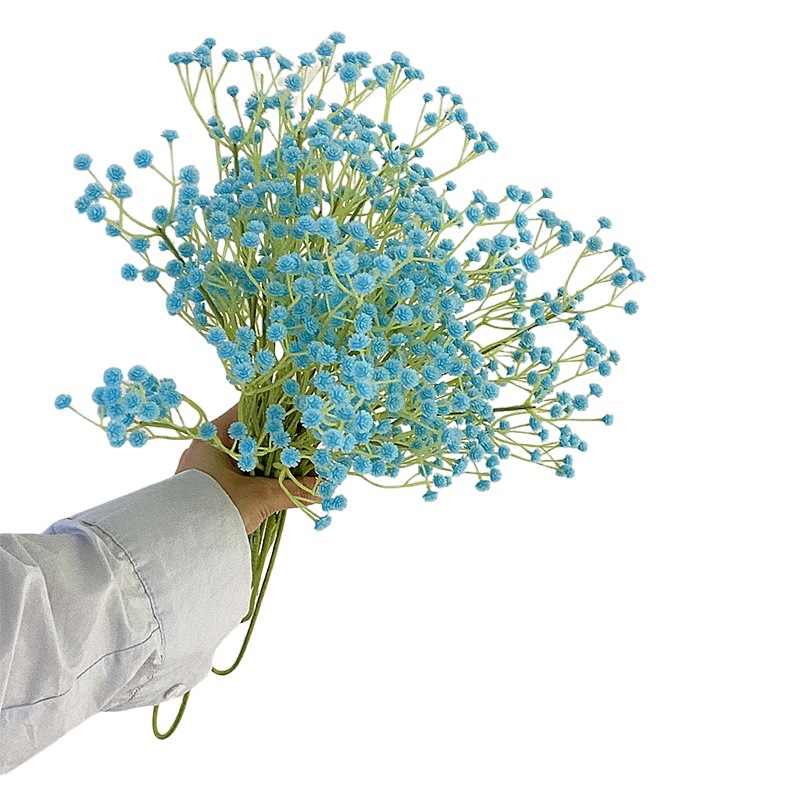 Flores artificiales llenas de cielo sentir estrella decoración de plástico salón comedor Mesa decoración boda fotografía mano ramo fábrica al por mayor