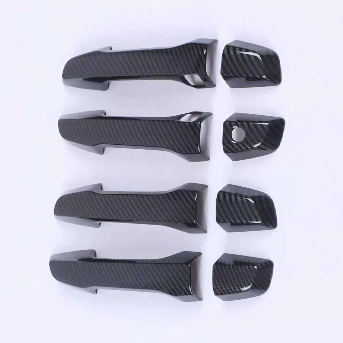 Защитная накладка на ручку двери из карбона для Honda CRV 2017-2019, модифицированная, декоративная, умная ручка