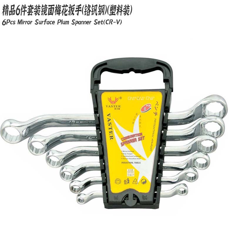 梅花扳手套装组套组合扳子眼镜扳手呆扳手双头套管板手X-607-10