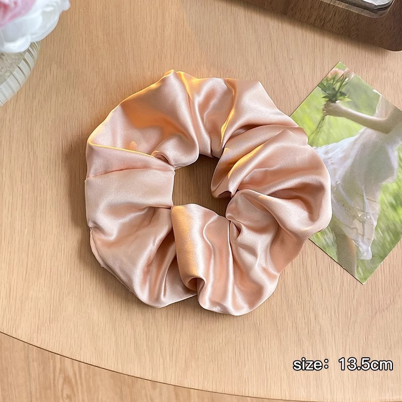 3#큰 머리끈 샴페인 컬러