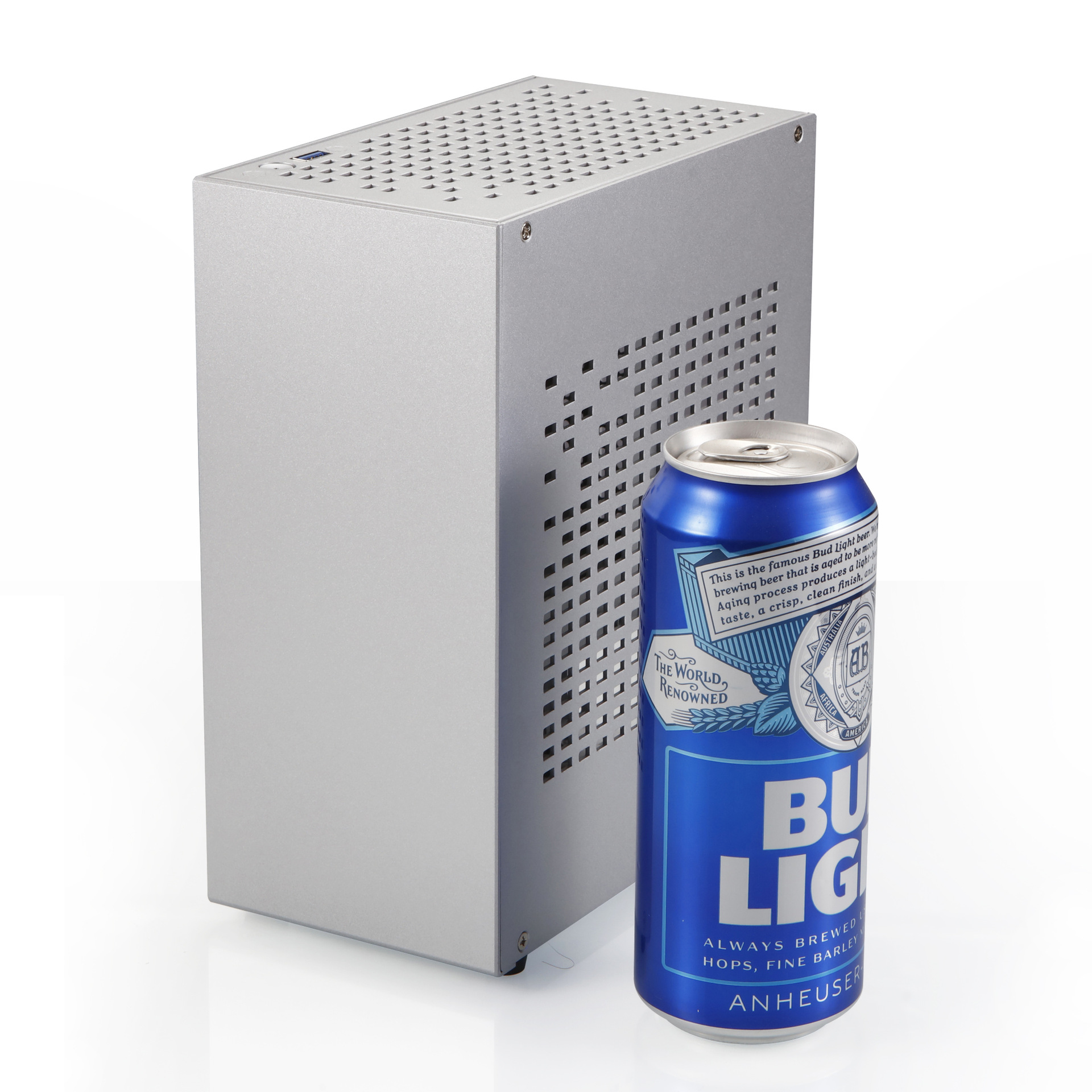 SKTC星开天A07台式MINI ITX游戏独立显卡全铝机箱支持小1U电源|ms