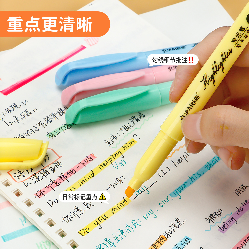 Color de protección de ojos color macarón marcador de estudiantes lápiz de agua seca rápida DIY graffiti lápiz de agua al por mayor