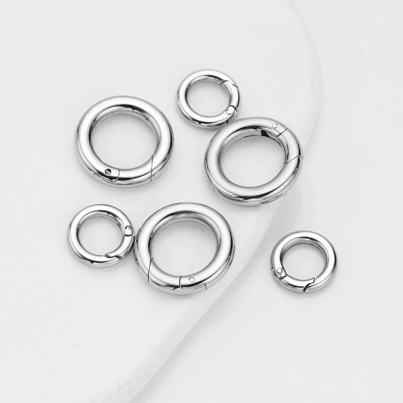 Высококачественный толстый DIY открывающийSpring кольцо фурнитура аксессуары набор ключодержа, крючок, эластичная пряжка соединительная кольцо