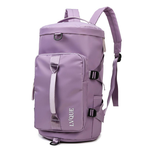 New Fitness Bag Multifunctional Dual-Shoulder Bag Handheld Large Capacity Lightweight Travel Bag Factory Wholesale Dual-Purpose Swimming Bag