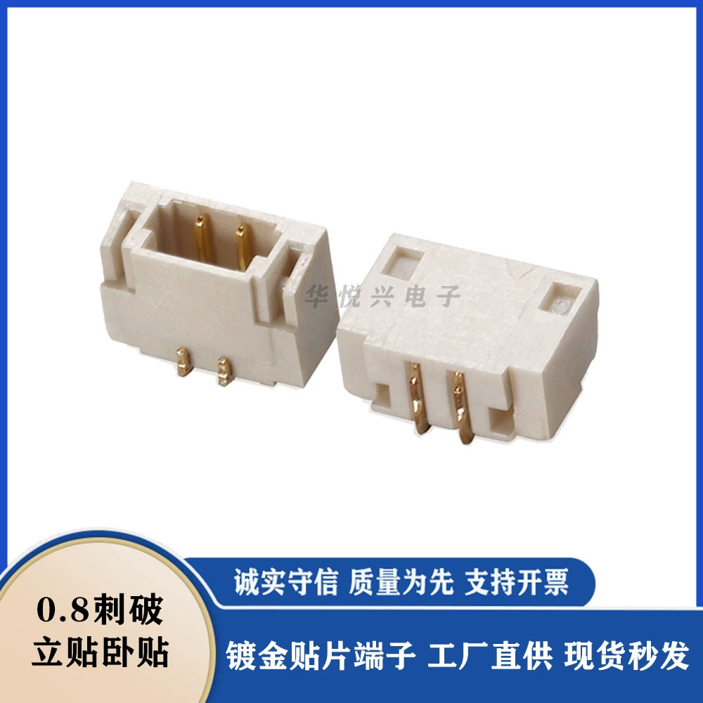 0,8mm проколотое горизонтальное вертикальное гнездо 2p -20P Гнезда штыря разъема заплаты терминальное