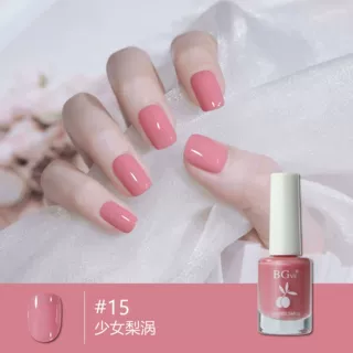 爆款绚丽油性显白指甲油免烤学生快干美甲护甲美甲店香氛指甲油