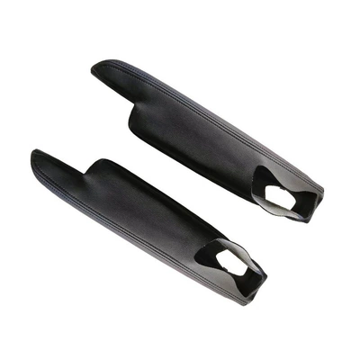 Suitable for Land Rover Freelander Sürətlər qutusu və əl tormozu başlıqları - land-rover-freelander-2-side-handset-black-leather-black-wire-pair