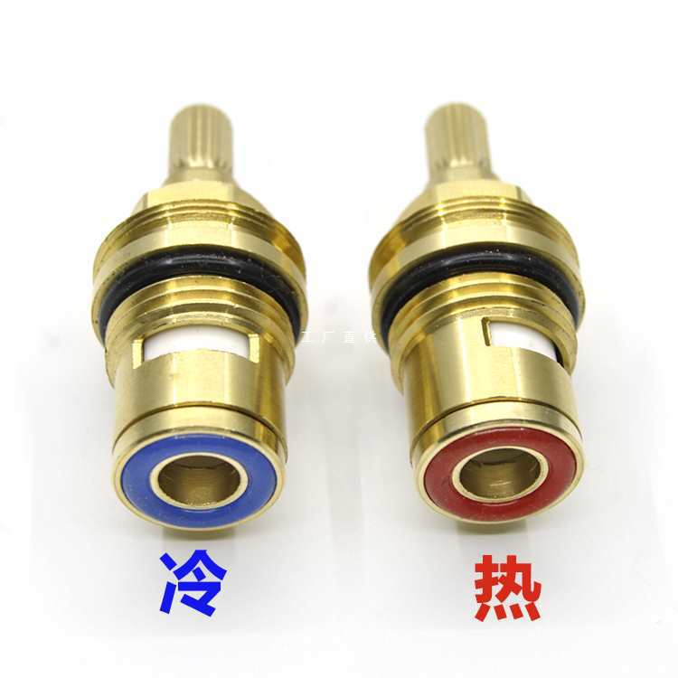 Hot and cold faucet valve core accessories general all copper quick opening ceramic core washbasin bathtub kitchen single