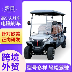 Electric Golf Cart Hotel Shuttle Sightseeing Car