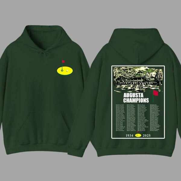 2025 Hoodie Men's Masters Golf Tournament Augusta National Golf Championship Hoodie