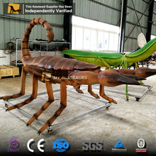 龙晨时代昆虫展主题乐园生产制作 超大蝎子仿真会动机模标本模型