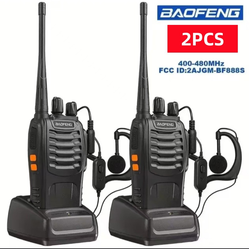 Walkie-Talkie Civil para Exteriores BF-888S, Baofeng Inalámbrico de Mano, Versión en Inglés para Comercio Exterior, Venta al Por Mayor del Fabricante