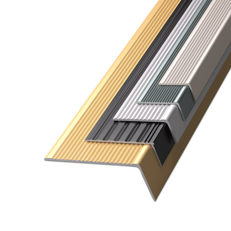 Tira Antideslizante en L para Escalones de Aleación de Aluminio, para Escaleras y Pasillos image 5