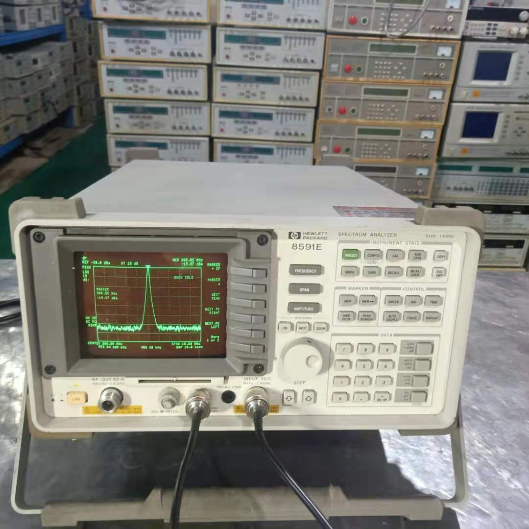 二手 hp8591e 射频频谱分析仪 9 kHz 至 1.8 GHz hp8591 带跟踪源