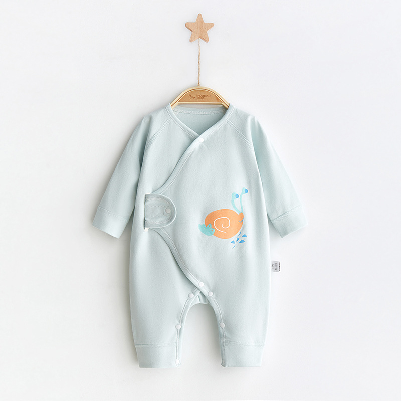 Ropa de bebé recién nacido primavera y otoño verano traje monje fino pijamas mameluco niños y niñas bebé mono image 11