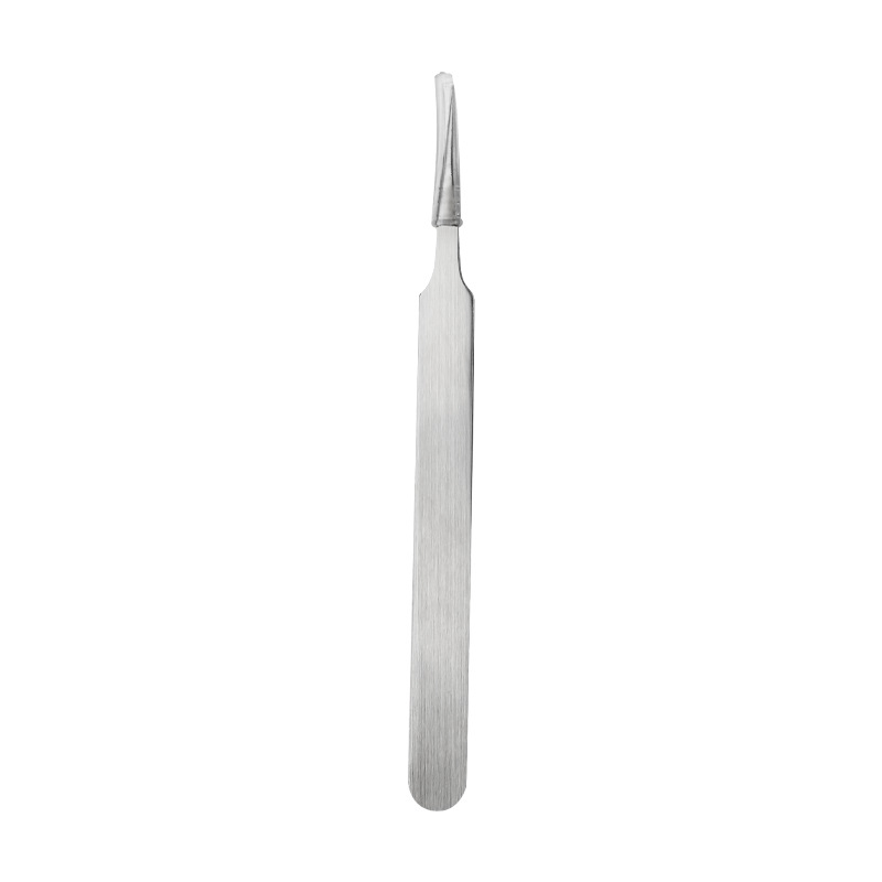 1.5mm 두께의 스테인리스 스틸 핀셋, 고정밀 전자 수리, 네일 아트, 다이아몬드 부착, 제비집 털 제거, 뾰족한 팁