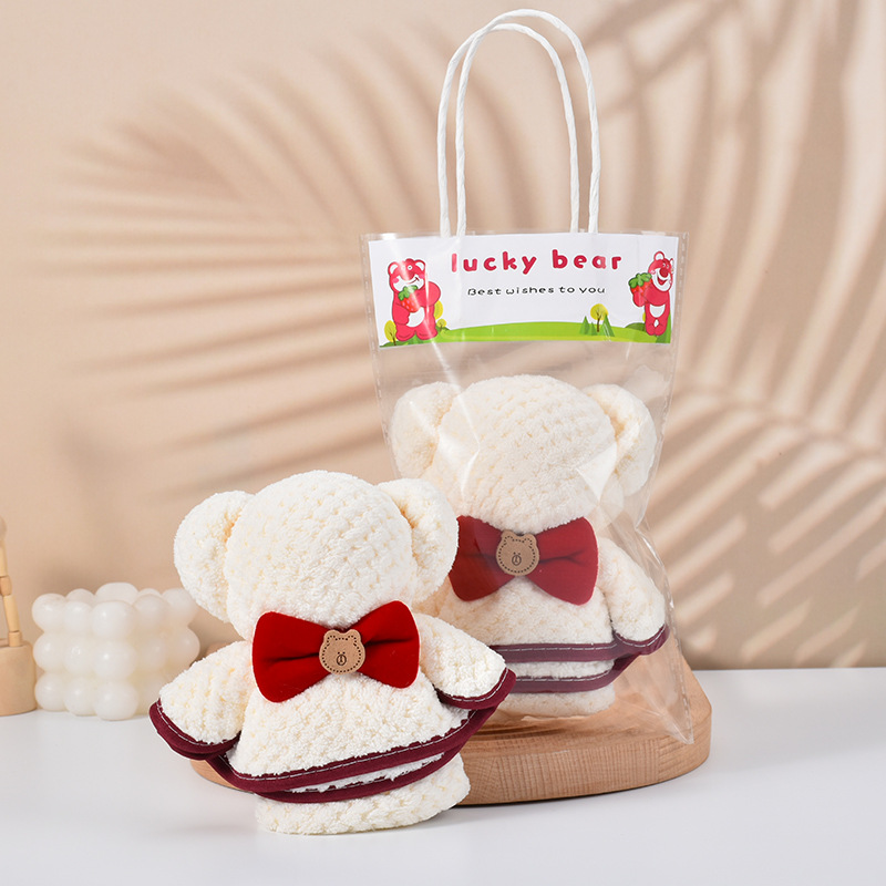 Nueva toalla de oso, regalo de mano, cumpleaños, luna llena, regalos de boda, regalos de apertura, regalos de regalo