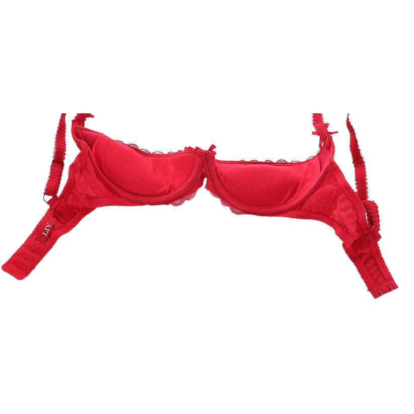 Сексуальное нижнее белье в европейском и американском стиле, кружевной бюстгальтер с эффектом увеличения небольшой груди, соблазнительный бюстгальтер с открытыми грудями и косточками, оптом.