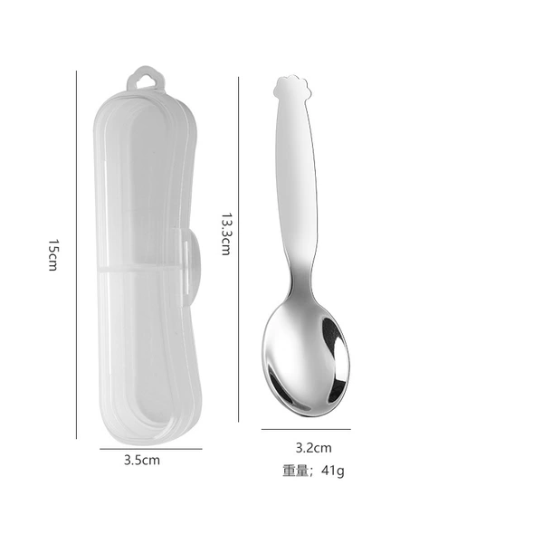 Natural cat claw spoon + storage box
