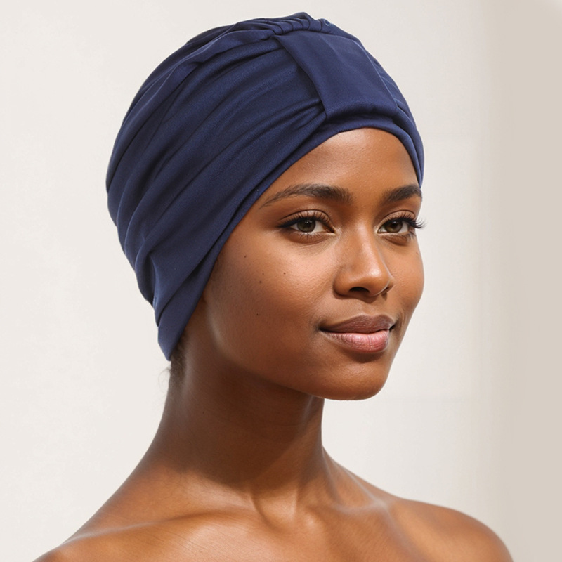 Comfortable Breathable Hijab Turban Hat For Women Chemo Cap_voghion.com