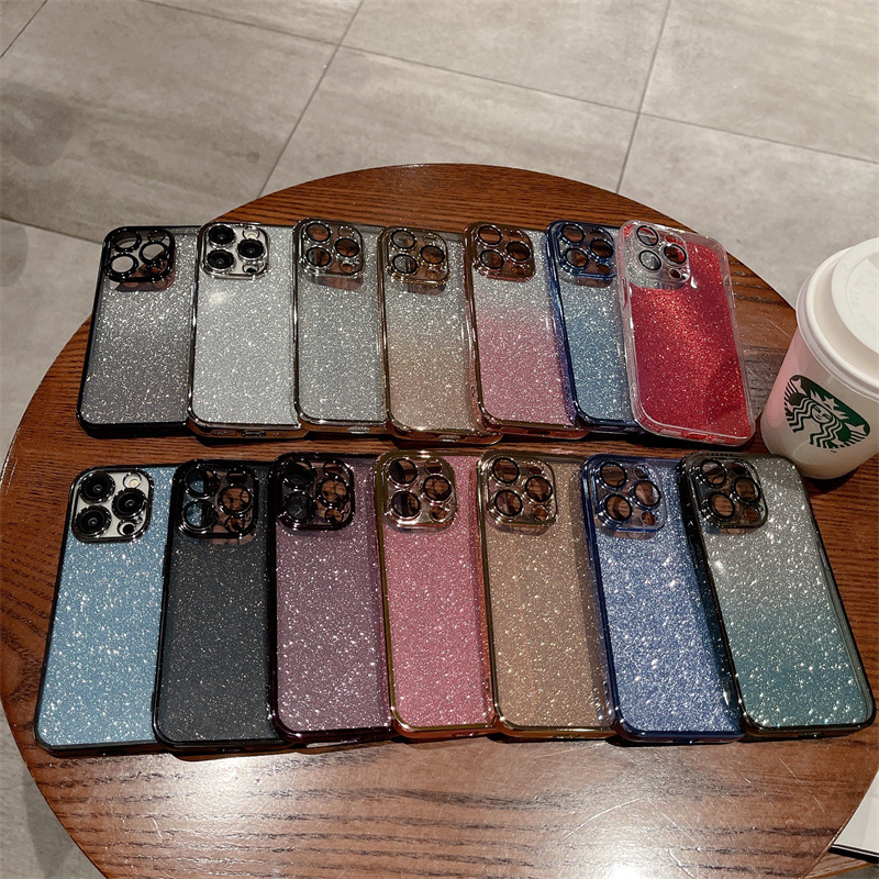 Fashionable Electroplated Starry Sky iPhone 17 Pro Max Phone Case Suitable for Apple 14, Luxurious 16 Glitter, Niche 13