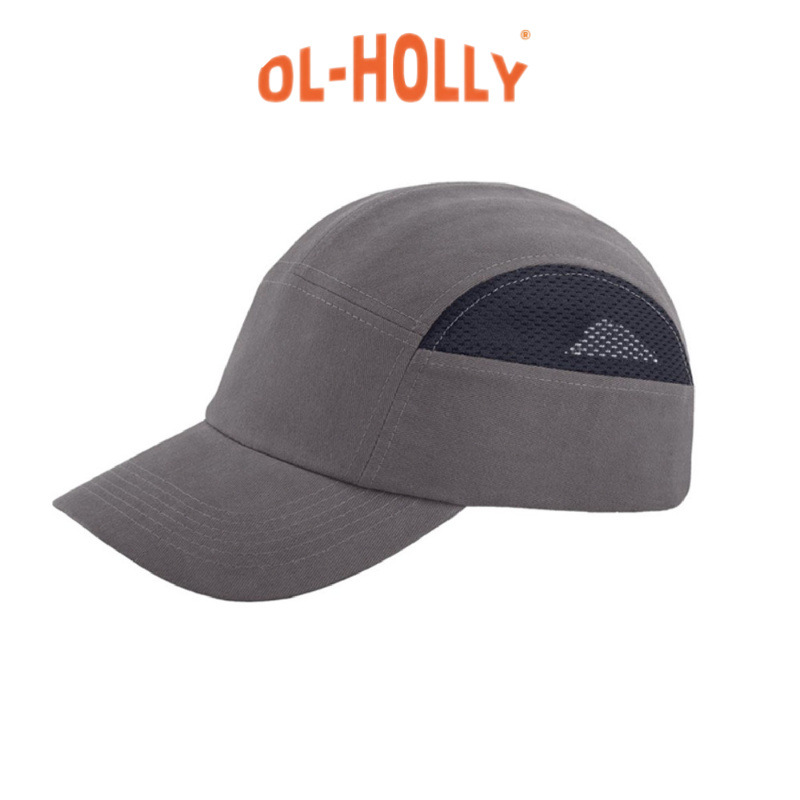 工地工厂便携棒球帽防护帽轻型透气安全帽 ABS内衬防撞帽