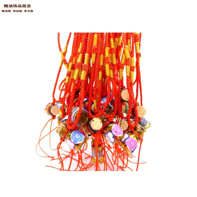 精油饰品网半包软陶瓶红色简易牛筋绳项链02.jpg