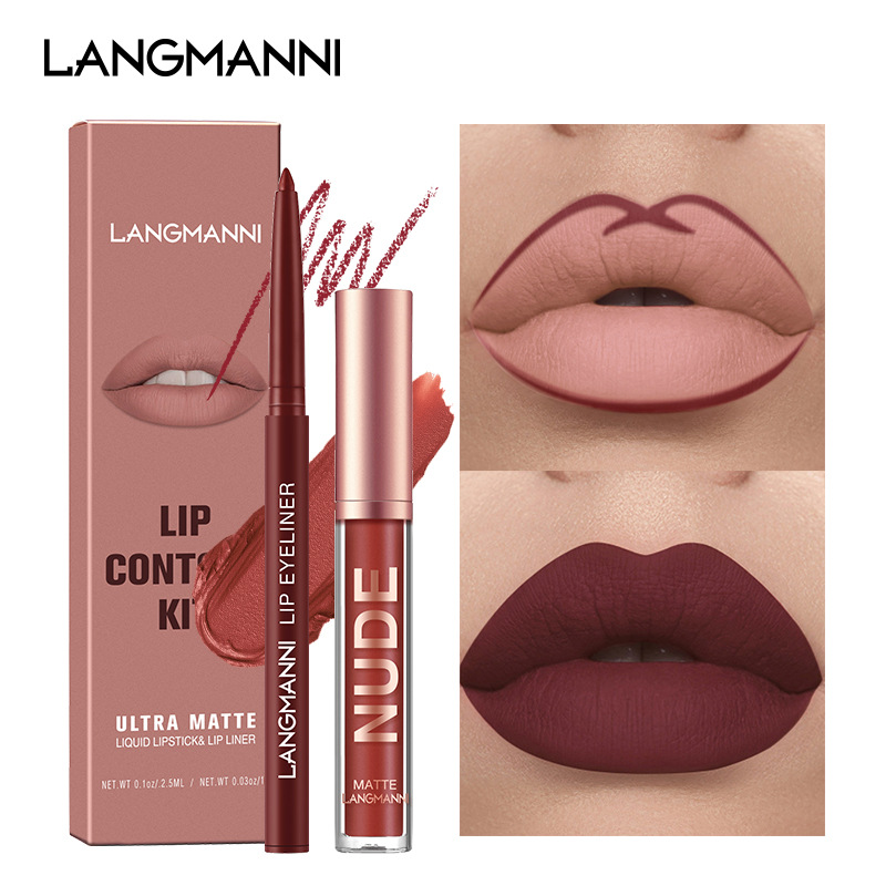 Langmanni1+1 cross-border makeup lip glo...