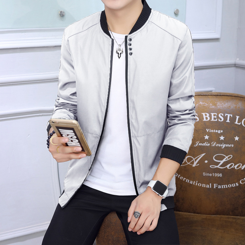 Factory direct supply of men's Korean style jackets spring and autumn new youth baseball uniforms casual versatile tops jackets wholesale_voghion.com