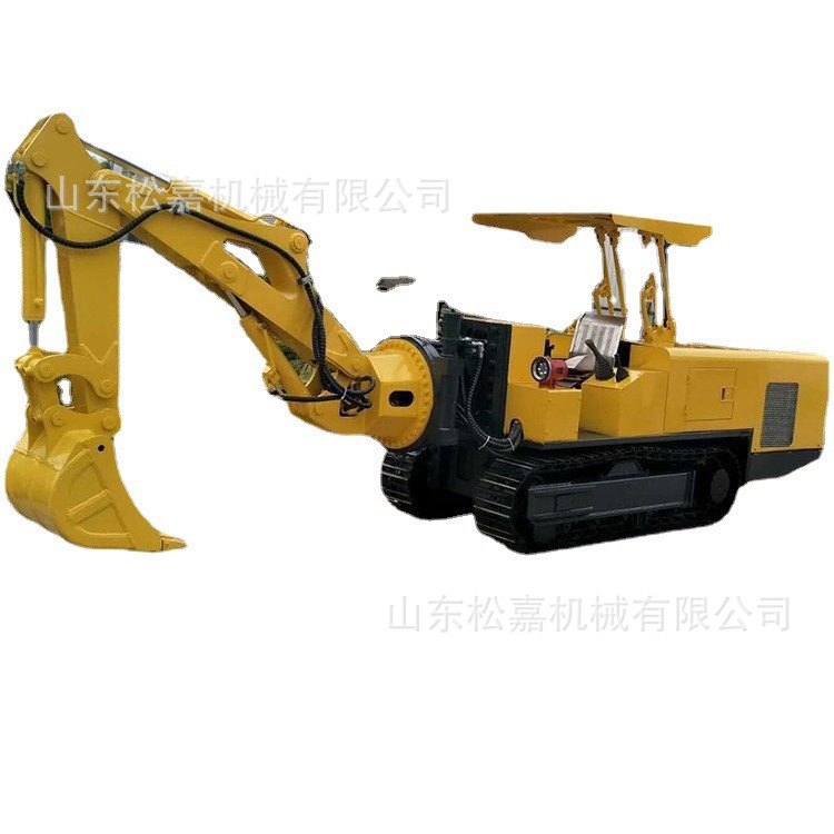 Máquina de reparación de túnel de mina multifuncional pequeña de tipo rastreo para máquina de subterráneo de mina de carbón adecuada para trabajo de superficie estrecha y baja