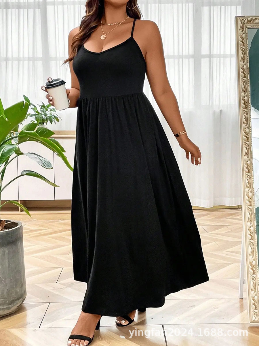 Europa y Estados Unidos 2024 Amazon Aliexpress Tiktok Temu vestido de mujer grande image 3