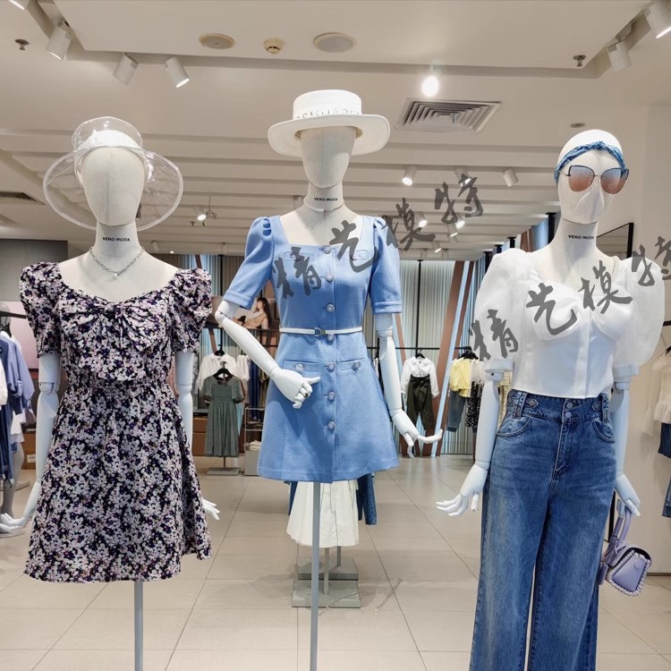 Tapa Superior para Maniquí de Exhibición de Madera Maciza con Interfaz de Rosca para Escaparates